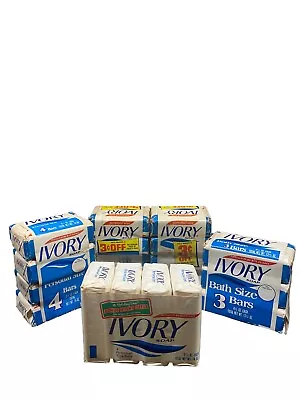 NOS Vtg 1989 Ivory Bar Bath Soap Lot Of 19 3.5-4.5 Oz USA Made • $19.99