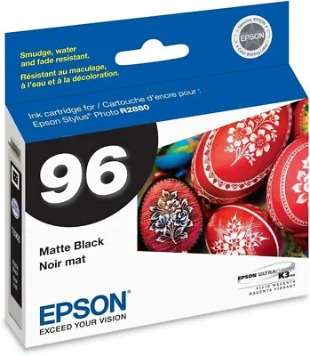 Epson T096820 Stylus Photo R2880 Printer UltraChrome Ink Cartridge Matte Black • $13.49