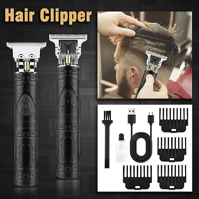 Men's Electric Black Shaver Trimmer Razor Hair Beard Shaving Barber Machine • $11.99