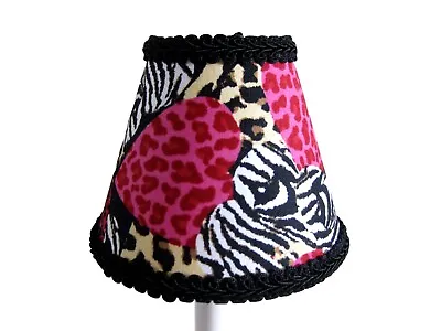 Mixed Animal Print Chandelier Shades 5  Mini Lamp Sconce Shade Leopard Zebra • $5