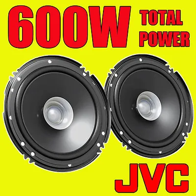 £19.99 • Buy JVC 600W TOTAL DUALCONE 6.5 INCH 16cm CAR DOOR/SHELF COAXIAL SPEAKERS PAIR