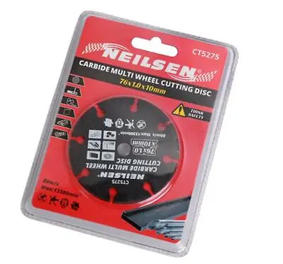 Carbide Multi Wheel Cutting Grinding Blade 76 X 1.0 X 10mm Multi Grinder Disc  • £5.49