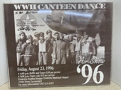 Robert Morgan Vintage Memphis Belle B-17 Pilot Signed Autograph Poster • $42