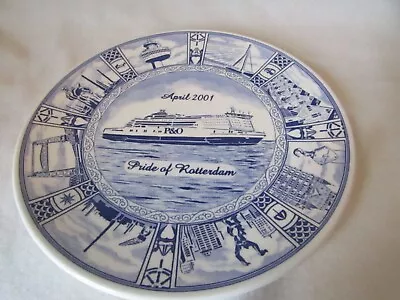 P & O Ferries - Pride Of Rotterdam Naming - Cruise Ferry - Hanging Plate -Delft • £35