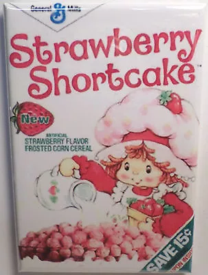 Strawberry Shortcake MAGNET 2  X 3  Refrigerator Or Locker Vintage Cereal Box • $6.95