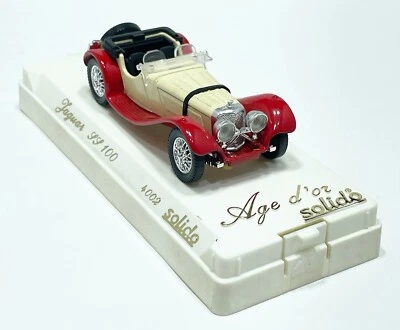 $49 • Buy Solido Jaguar Ss 100 Cream/red 4002 Model Car 1:43 Scale