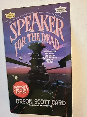 $2.25 • Buy Speaker For The Dead By Orson Scott Card(1991/paperback)