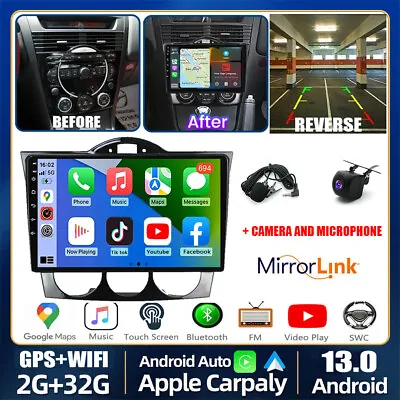 Android Auto Car Stereo Radio Carplay GPS Navigation For Mazda RX-8 2003-2008 • $134.01