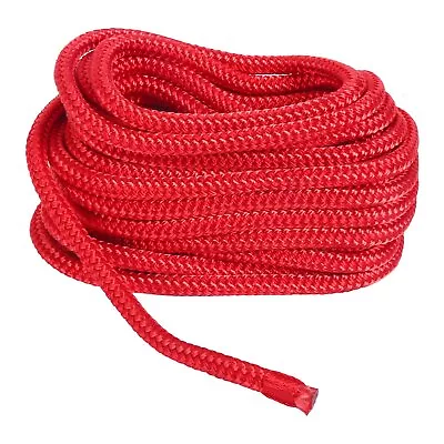 1/2inch 50FT Marine Mooring Rope Boat Dock Lines Red Working Load Limit:968 Lbs • $24.99