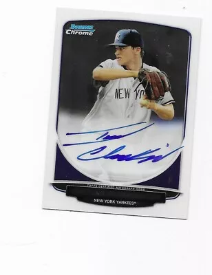 2013 Bowman Chrome Draft Draft Pick Autographs #IC Ian Clarkin  Yankees Auto  • $4