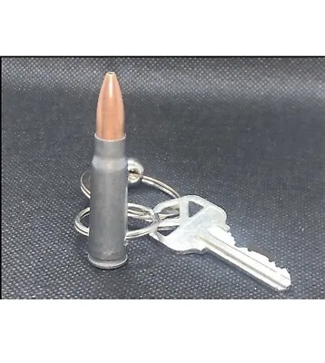 Bullet Key Chain Full Metal Jacket 7.62x39 Hollow Point Ak47 Ammo • $8