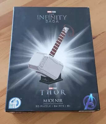 84pc Marvel Studios The Infinity Saga 3D Puzzle Thor Mjolnir Hammer Kids Toy 8y+ • $42.25