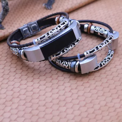 $26.53 • Buy Replacement Leather Wristband Band Strap Bracelet For Fitbit Alta/Fitbit Alta HR