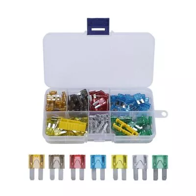 140Pcs Micro 2 Fuses Blade Fuse Assortment With Clip Kit Automotive Commercial • $13.99