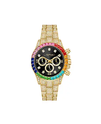 Ed Hardy Ladies Black/Gold Plain Watch Analog • $24.99