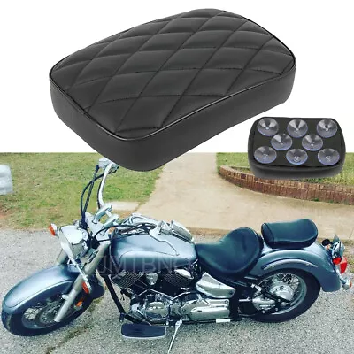 Motorcycle Rear Pillion Passenger Seat 8 Suction Cup For Yamaha V Star 1100 650 • $29.55