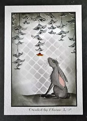 Handmade Card A5 - Hare Any Occasion Lavinia Stamps • £4.79