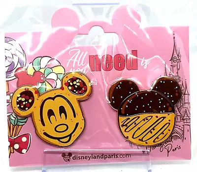 Disneyland Paris Sprinkle Donuts Pin Set • $30