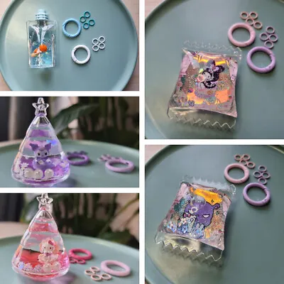 UK Water-filled Floating Keyring Making Kit Christmas Tree/Pouch/Crisps Packets • £2.99