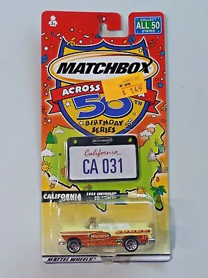 Matchbox Across America California 1955 Chevrolet Bel Air Convertible NEW 429 • $4.95