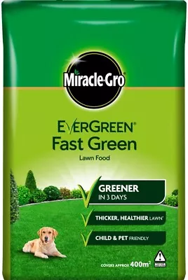 Miracle-Gro Evergreen Fast Green Lawn Food Concentrate Fertiliser Spray • £36.99