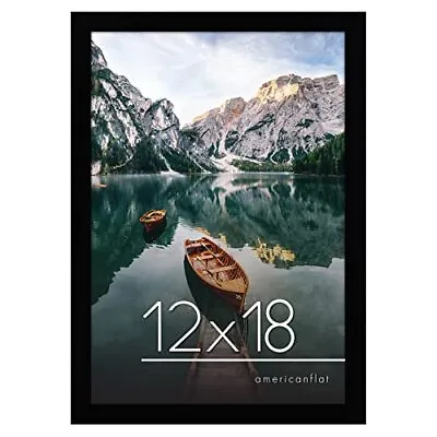 Americanflat 12x18 Black Picture Frame - Engineered  Assorted Sizes  Colors  • $14.31