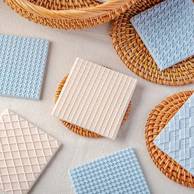 £8.70 • Buy Lattice Texture Fondant Cookie Cutter Stamp Geometric 3D Dot Pattern Acrylic Kit