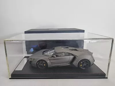 Frontiart W Motors Lykan Hyper Sport Scale 1/18  Matt Grey NO BBR MR AUTOart • $437.65