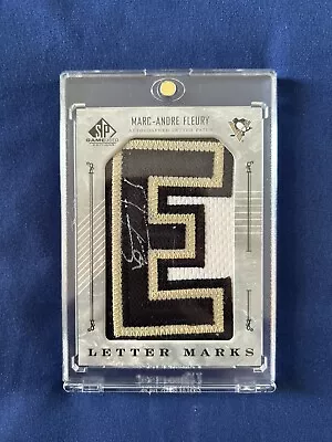 2006-07 Marc Andre Fleury Sp Game Used Auto Patch Letter Marks /50 • $144.14