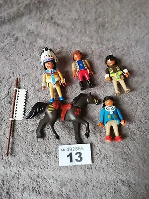 Playmobil Native American Bundle - Figures Horse Spear • £6.99