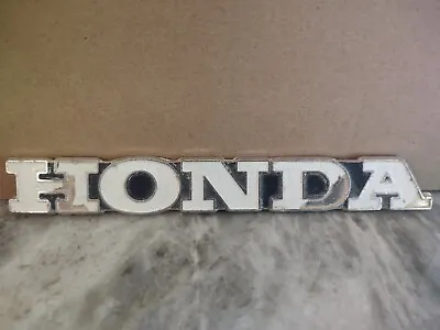 Vintage Honda Car Bike Motorcycle Single Badge Emblem Sign Metal 7  Fast Ship • $18.99