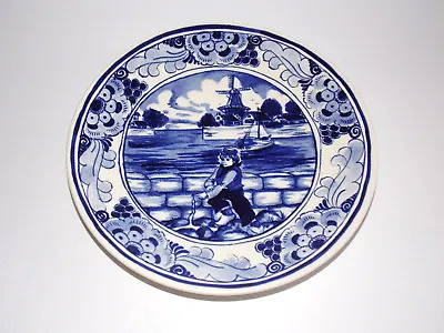 Hans Brinker Delft Plate  The Hero Of Haarlem  - 1982 • $12