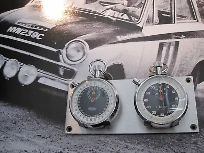 STOPWATCH DASH PANEL SWISS MADE Halda Porsche MGA MGB MG Jaguar Lotus VW • $295