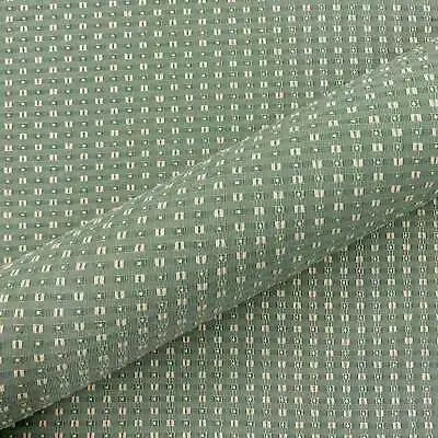 Mint Green Modern Geometric Jacquard Upholstery Fabric 54  • $16.99