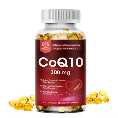 Coenzyme Q-10 300mg Antioxidant Heart Health Support Increase Energy & Stamina • $12.99