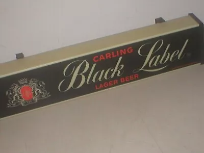 Vtg Carling Black Label  Beer Double 2 Sided Advertising Lighted Sign Light 24  • $75.95