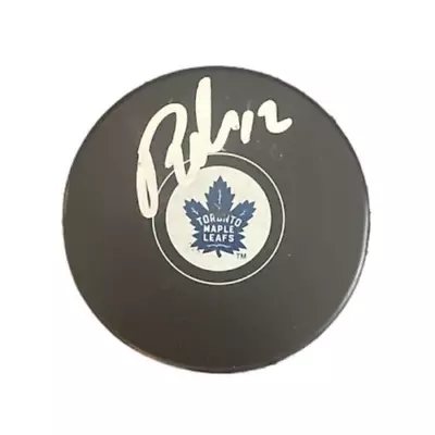 AUTOGRAPHED/SIGNED Hockey Puck Patrick Marleau Toronto Maple Leafs • $0.99