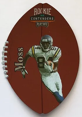 RANDY MOSS 1998 Playoff Contenders Leather Die Cut ROOKIE RC #52 VIKINGS • $14.99