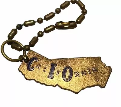 Vintage California CIO Labor Job Worker Trade Union Metal Keychain Key Ring • $39.99