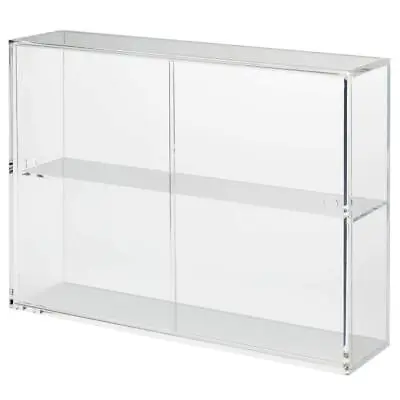 Muji Acrylic Collection Stand Large With Sliding Door Approx. Width 33.6 Depth 8 • $48.07
