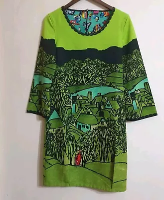 Save The Queen Graphic Red Riding Hood Dress Size Large  • $299.95