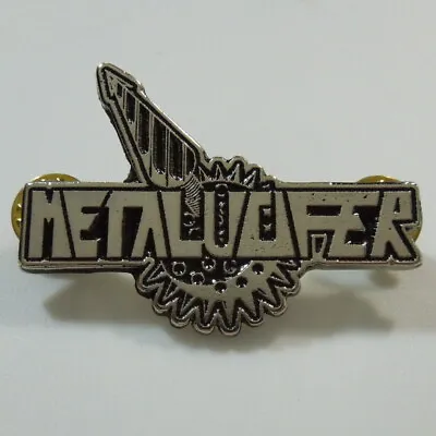 . METALUCIFER Band Logo PIN BADGE Official Heavy Metal Drill Hunter RIP Records • $9.54