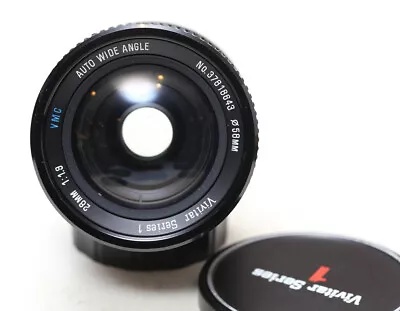 Vivitar Series 1 28mm F/1.9 Wide Angle Lens Canon FD Mount • $160