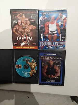 Bodybuilding Dvds Ronnie Coleman Mr Olympia Dexter Jackson  • £30