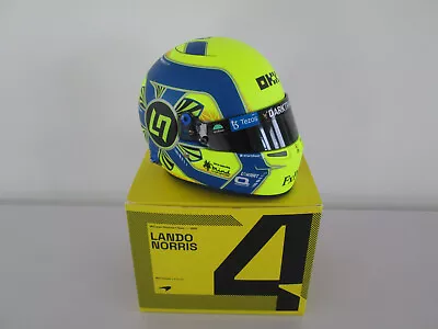 McLAREN LANDO NORRIS F1 2022 1/2 SCALE DISPLAY MINI RACING HELMET MINT & BOXED • £149.99