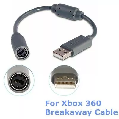 USB Breakaway Dongle Cable Cord Adapter For Xbox 360 PC Wired Controller USA • $2.39