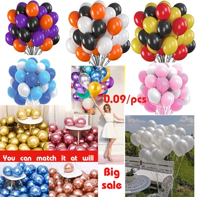 $7.90 • Buy 100X 12cm 5 Inch Confetti Latex Balloon Set Birthday Wedding Party Decoration