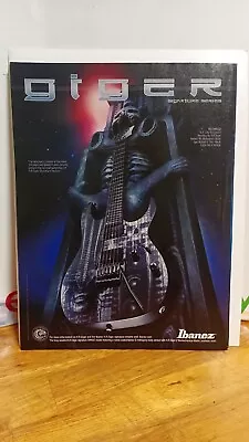 Hr Giger Alien Ibanez Guitar Original 2006 Print Ad 11 X 8.5 C3 • $9.56