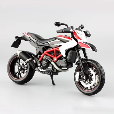 1/12 Scale Ducati Hypermotaro 1100 EVO SP Corse Supermotard Model Motorcycle Toy • $26.56