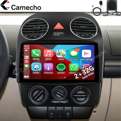 For VW Beetle 2004-10 Android 13 Apple Carplay Car Radio Stereo GPS Navi BT Cam • $139.99